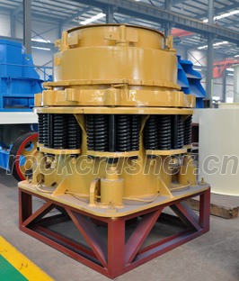 spring cone crusher 3d model