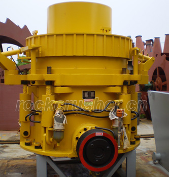 hydraulic cone crusher 3d model
